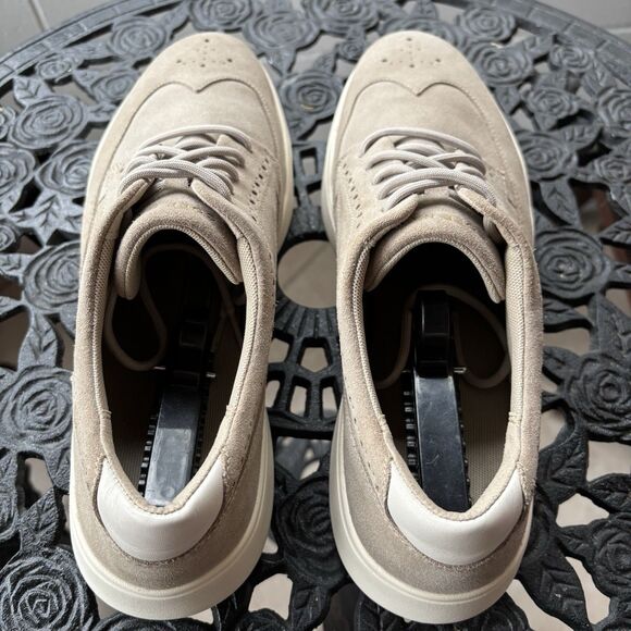 Cole Haan Grand Crosscourt Wingtip Beige Suede Shoes Size 12 M Sneakers C36069 - Picture 9 of 12
